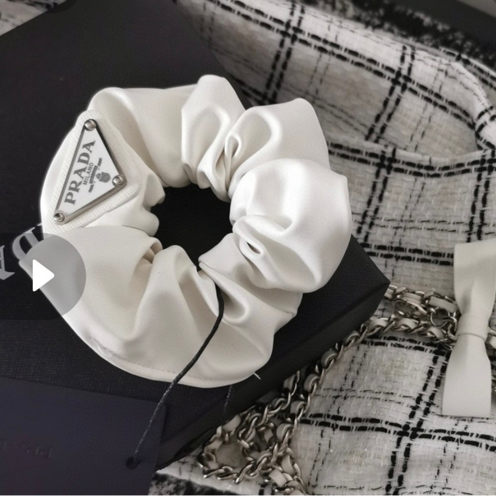 Luxury hair tie scrunchie Prada